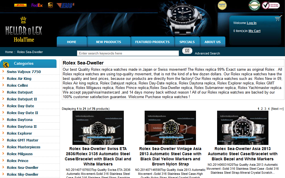 Rolex Sea-Dweller Replica Watches